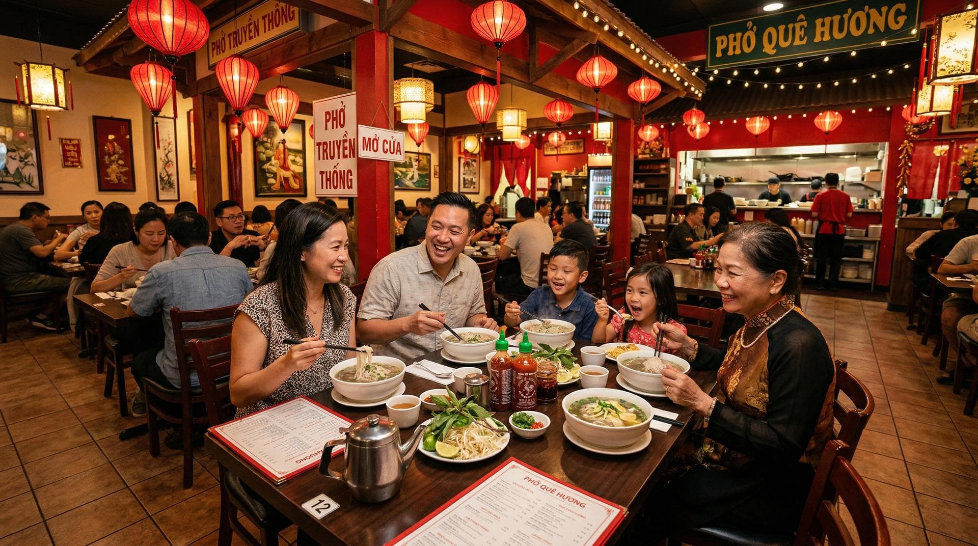 Phở nóng mỗi sáng — giữa San Jose